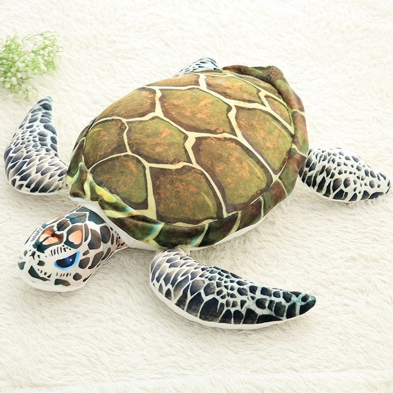 Realistic Sea Turtle Stuffed Animal