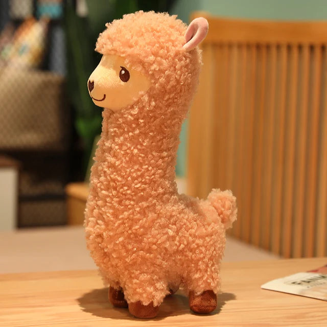 Alpaca Llama Stuffed Animal 40cm 16in Brown
