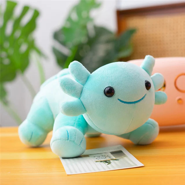 Axolotl Plush Stuffed Animal Green