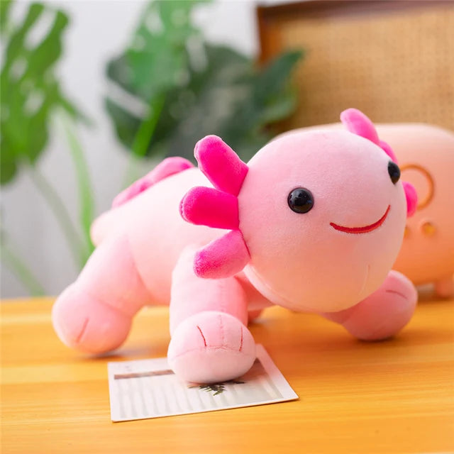 Axolotl Plush Stuffed Animal Pink