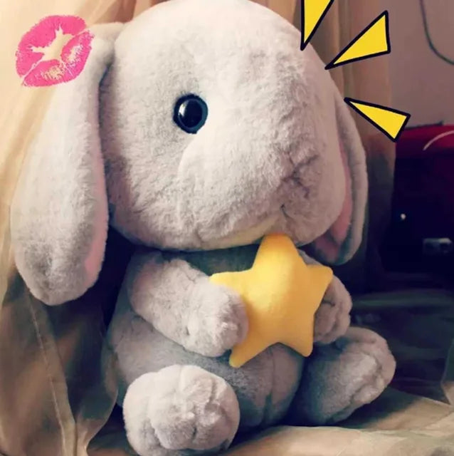 Big Ear Bunny Stuffed Animal 22CM 9in star