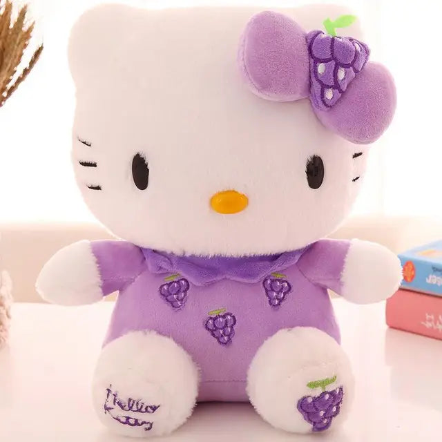 Big Hello Kitty Stuffed Animal grape