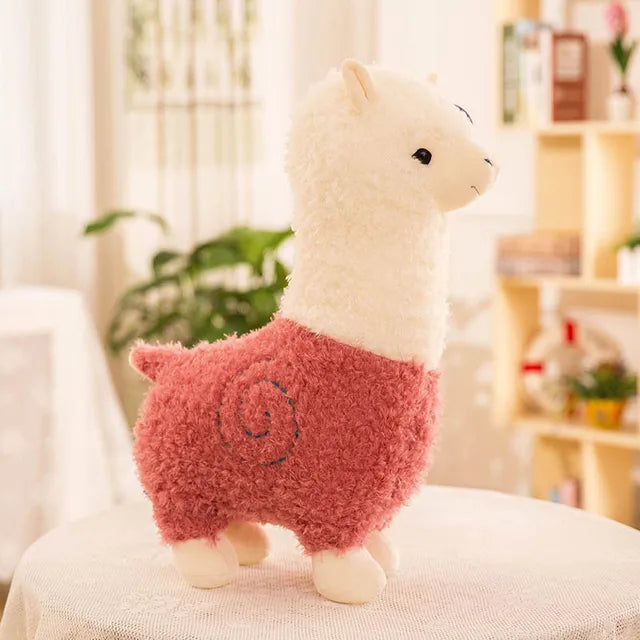 Big Llama Stuffed Animal Pink