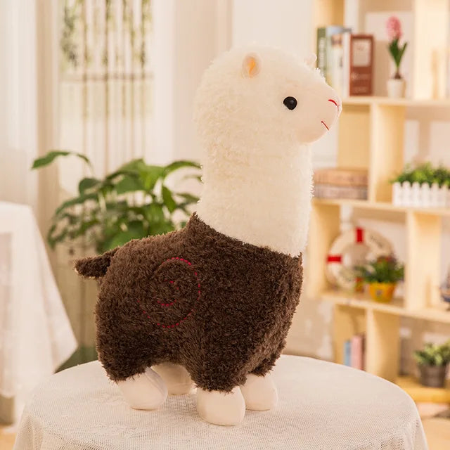 Big Llama Stuffed Animal Brown