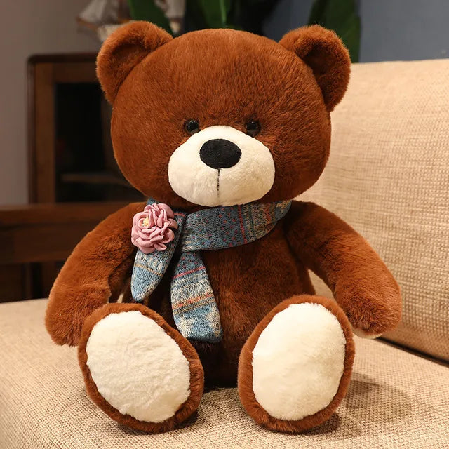 Brown Bear Stuffed Animal Dark Brown