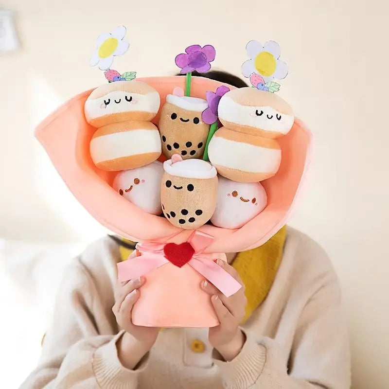 Bubble Tea Bouquet Stuffed Animal