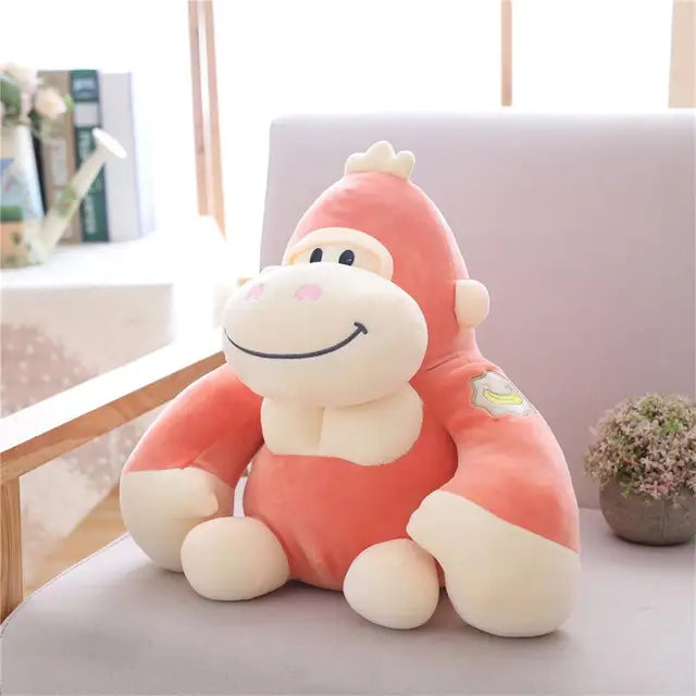 Cute Gorilla Stuffed Animal 38cm 15in Orange