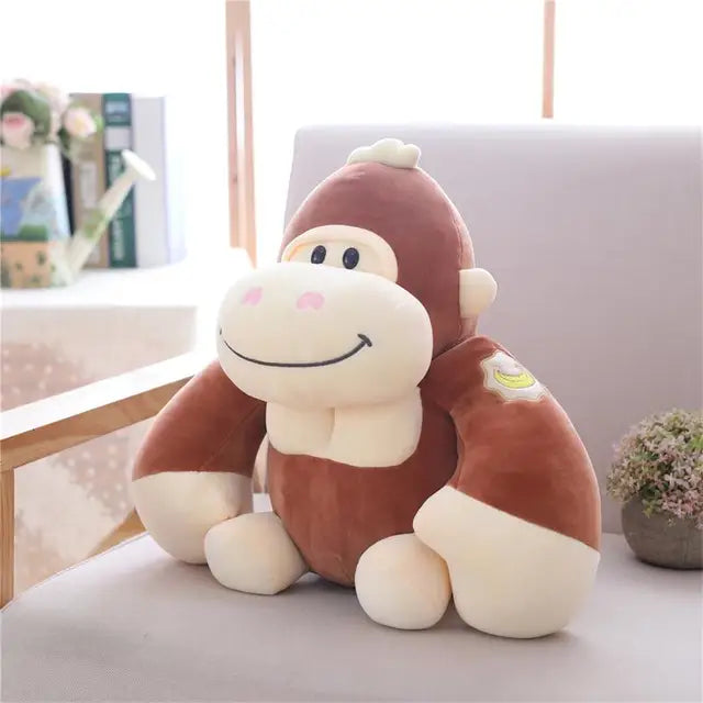 Cute Gorilla Stuffed Animal 38cm 15in Brown