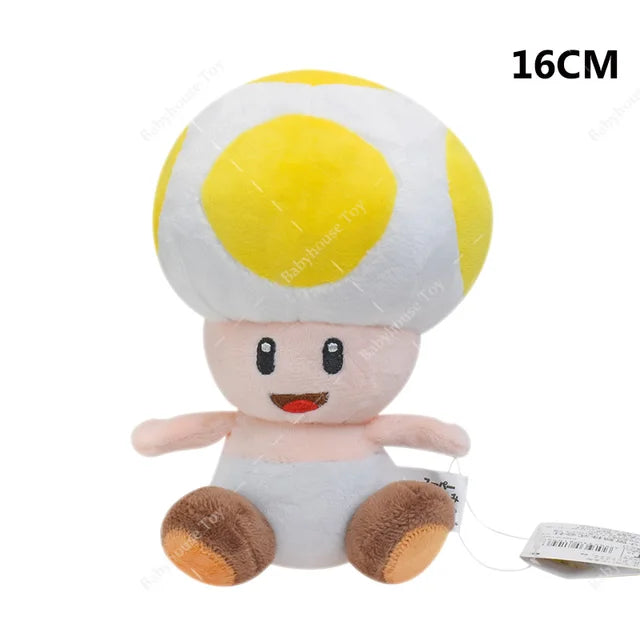 Cute Mario Stuffed Animal Yellow Toad
