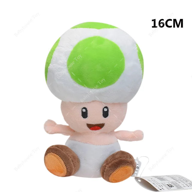 Cute Mario Stuffed Animal Green Toad