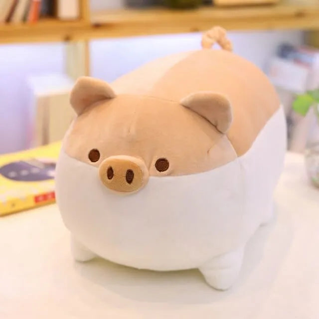 Cute Pig Stuffed Animal Brown