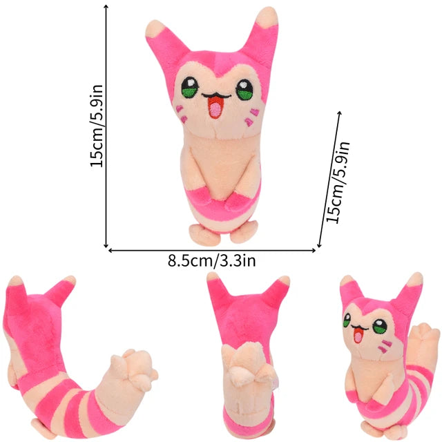 Cute Pokemon Stuffed Animal Furret-pink