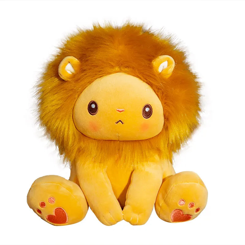 Cute Sitting Lion Stuffed Animal