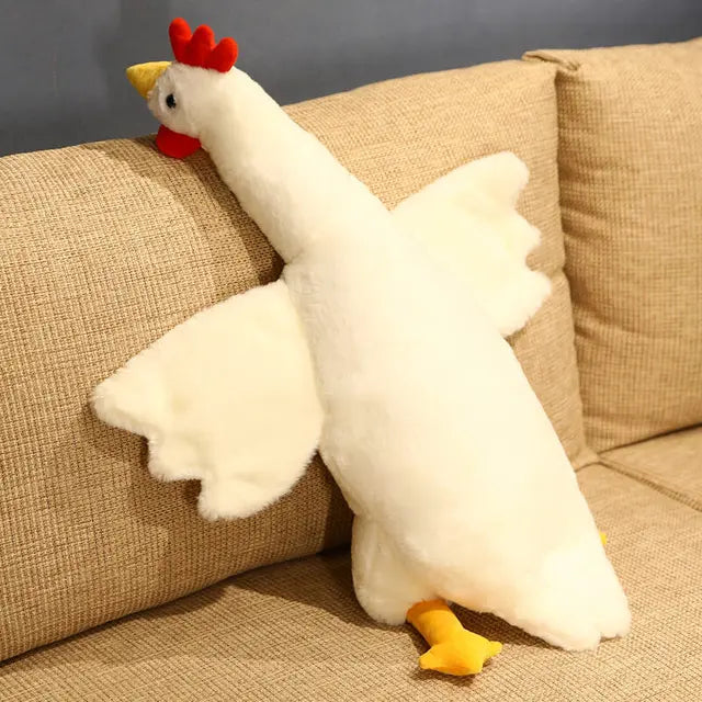 Giant Chicken Stuffed Animal 135cm 53in White