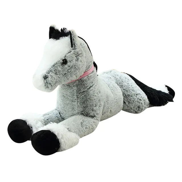 Giant Horse Stuffed Animal 90cm 35in Gray