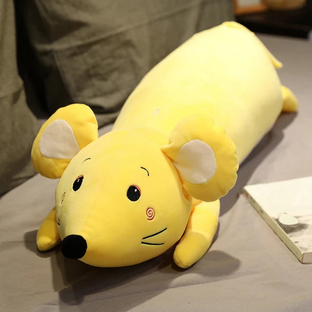 Giant Rat Stuffed Animal 130cm 51in Yellow Open Eyes