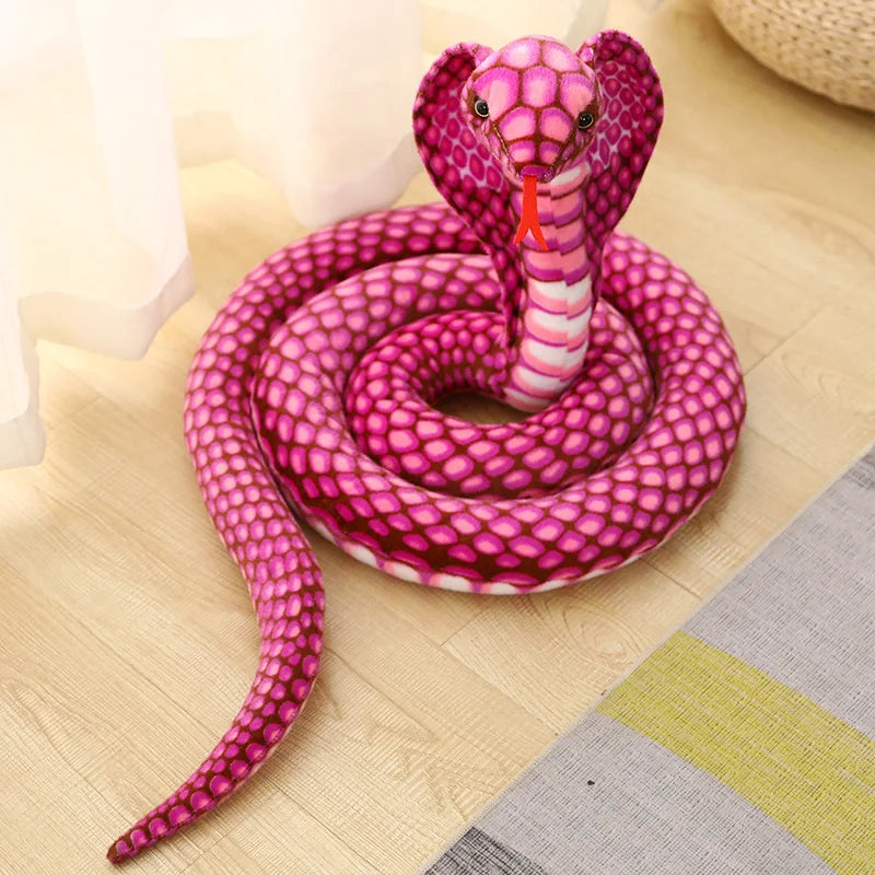 Giant Snake Stuffed Animal Purple