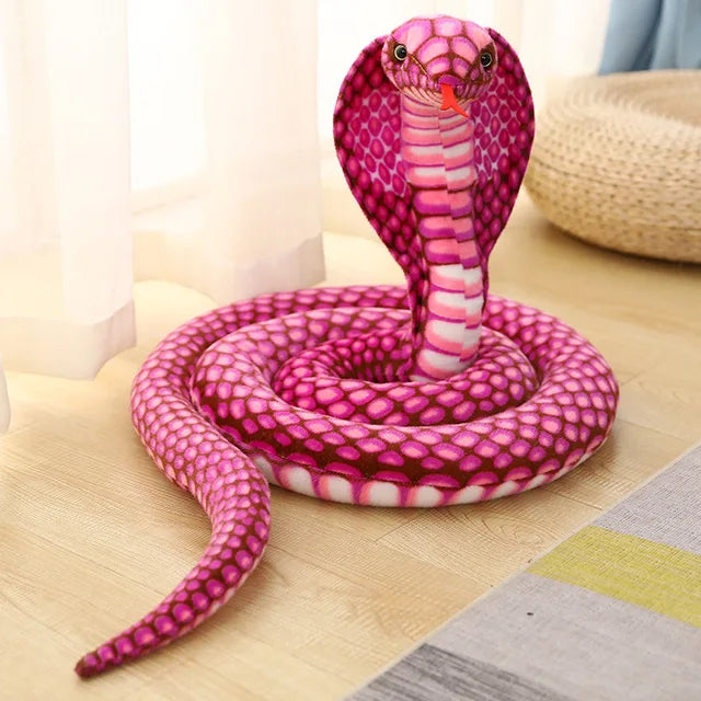 Giant Snake Stuffed Animal 80cm 32in Purple