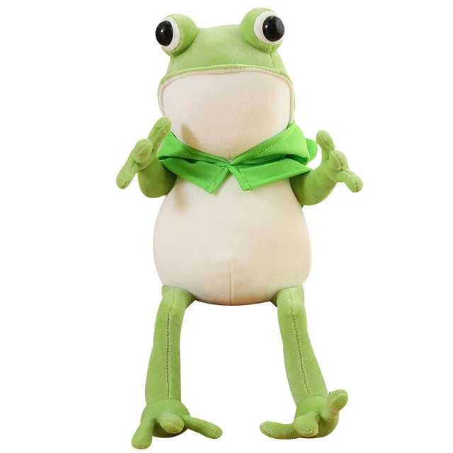 Green Frog Stuffed Animal