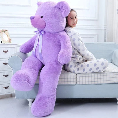 Huge Purple Bear Stuffed Animal