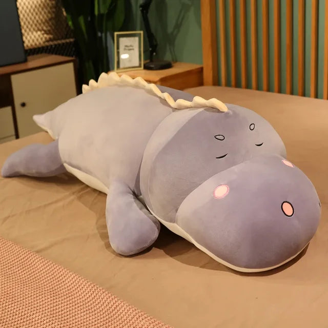 Kawaii Dinosaur Stuffed Animal purple