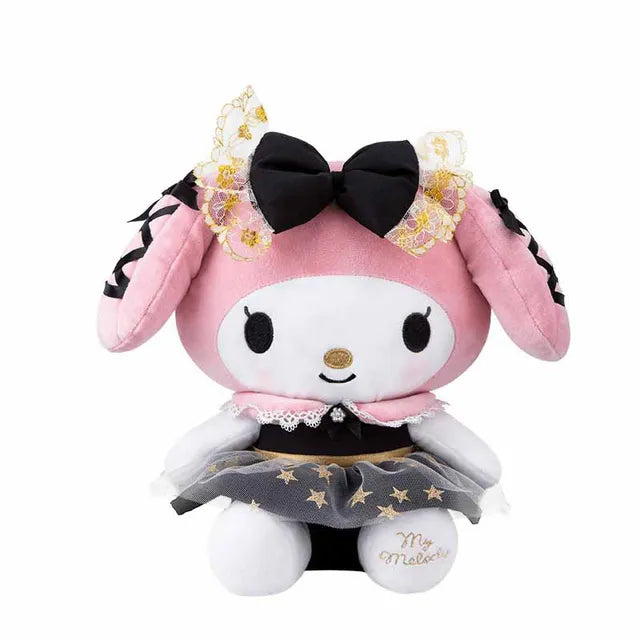 Kuromi Stuffed Animal 22Cm 9in Black gold ML