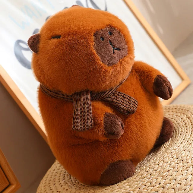 Life Size Capybara Stuffed Animal 25cm 10in brown