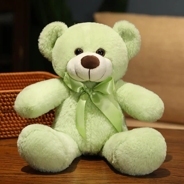 Little Bear Stuffed Animal Green 35cm 14in