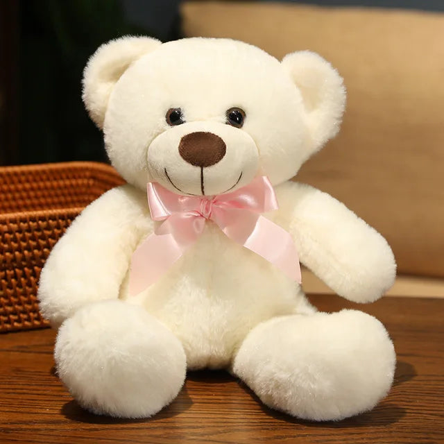 Little Bear Stuffed Animal White 35cm 14in