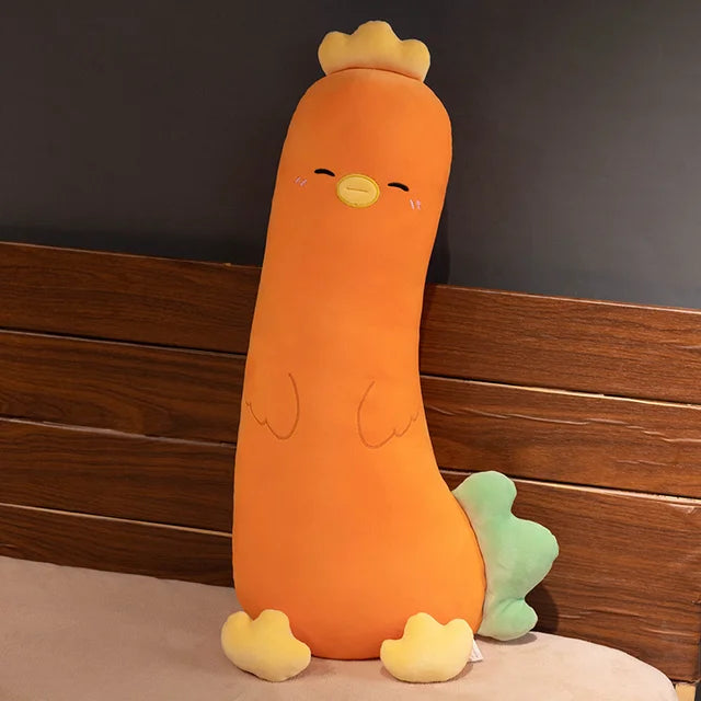 Long Vegetable Stuffed Animal carrot