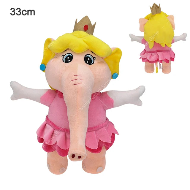 Mario Elephant Stuffed Animal Elephant Peach