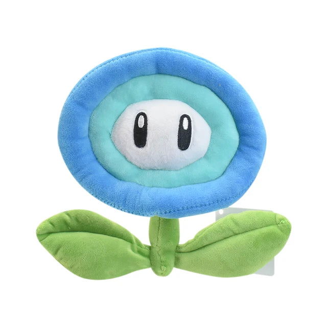 Mario Flower Stuffed Animal Ice Flower 18cm 7in