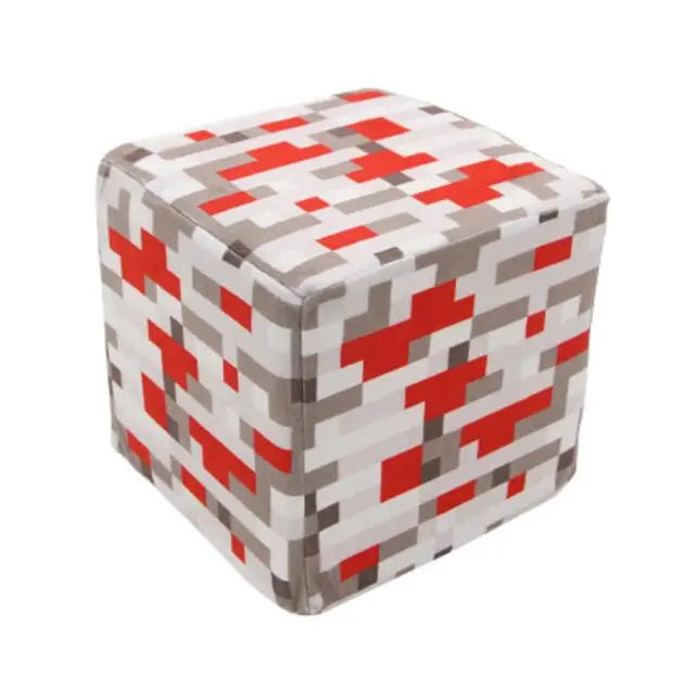Minecraft Block Plush Stuffed Animal 30cm 12in Redstone Ore