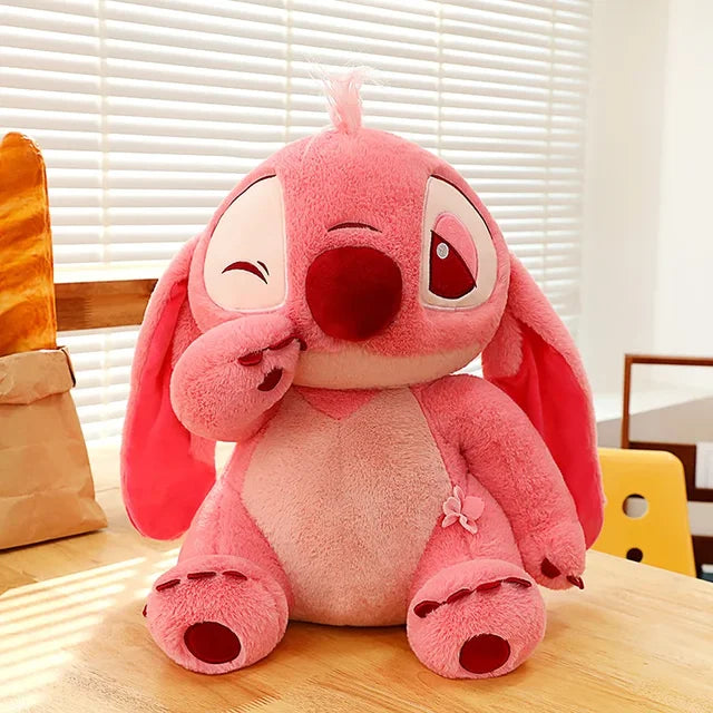 Pink Stitch Stuffed Animal 35cm 14in Pink