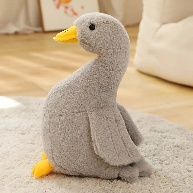 Plush Duck Stuffed Animal 40cm 16in grey