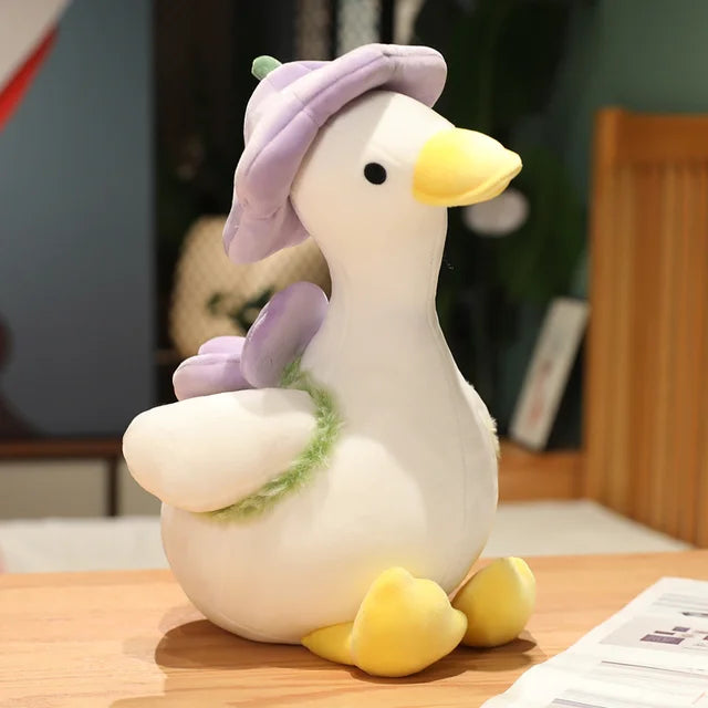 Plush Goose Stuffed Animal 40cm 16in purple