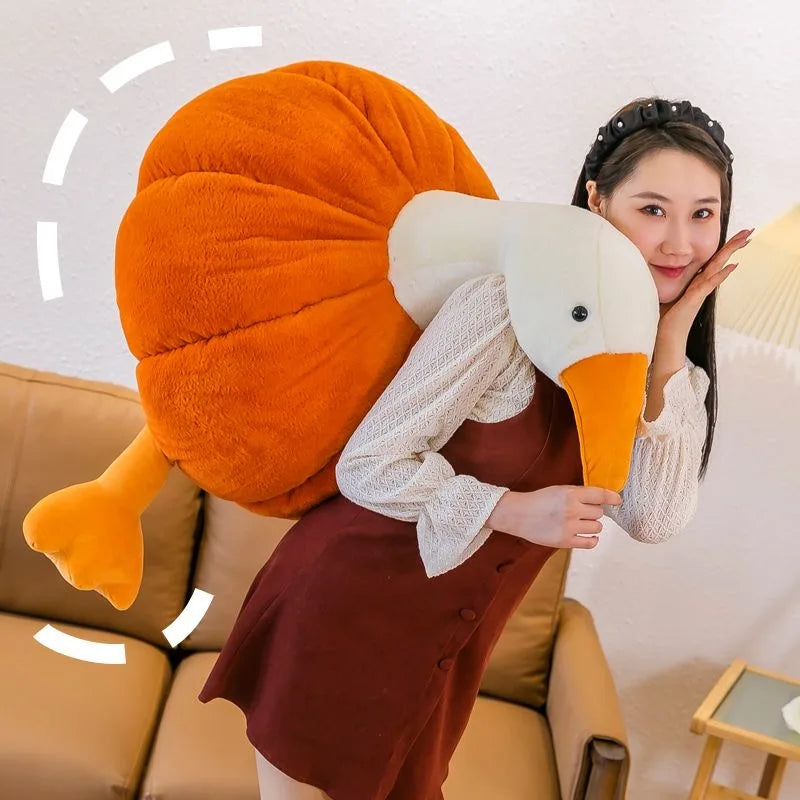 Pumpkin Goose Stuffed Animal