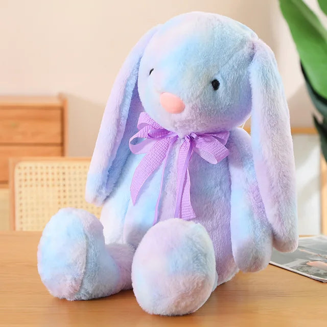 Rainbow Bunny Stuffed Animal 60cm 24in purple