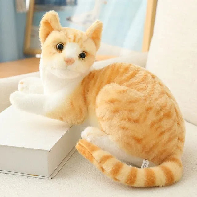 Realistic Cat Stuffed Animals Roux 2 40cm 16in