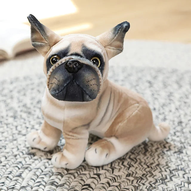 Realistic Dog Breed Stuffed Animal 20cm 8in French Bulldog