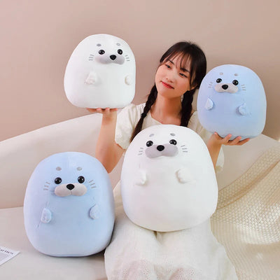 Round Seal Stuffed Animal