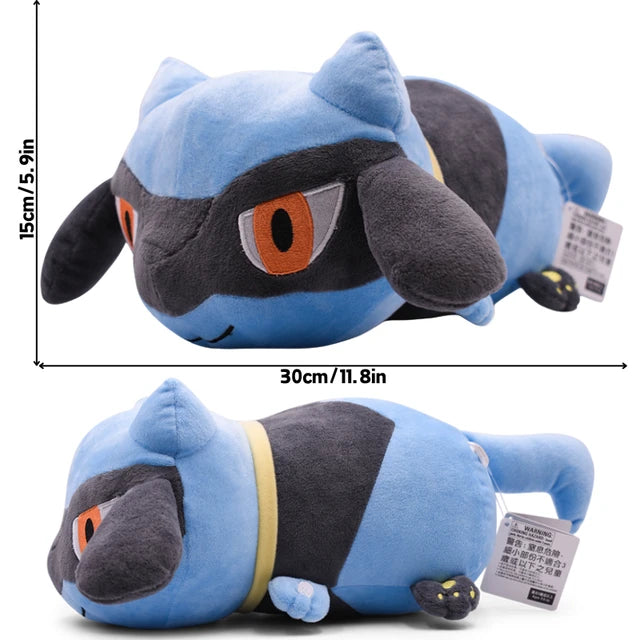 Sleeping Pokemon Stuffed Animal Riolu