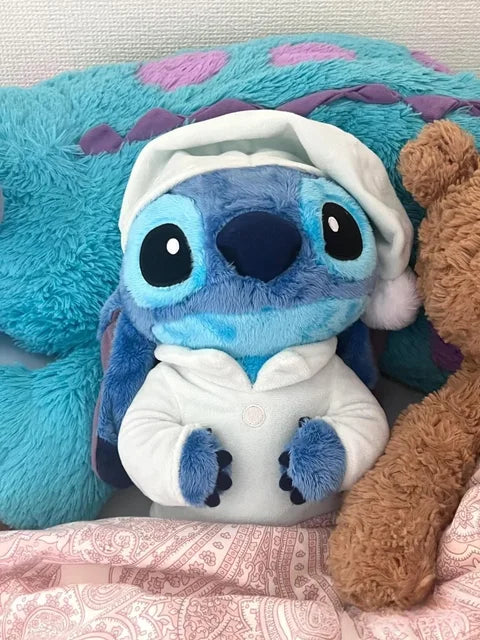 Sleeping Stitch Stuffed Animal Pajama style