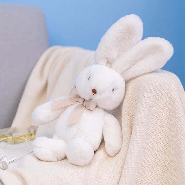 Small Bunny Stuffed Animal White