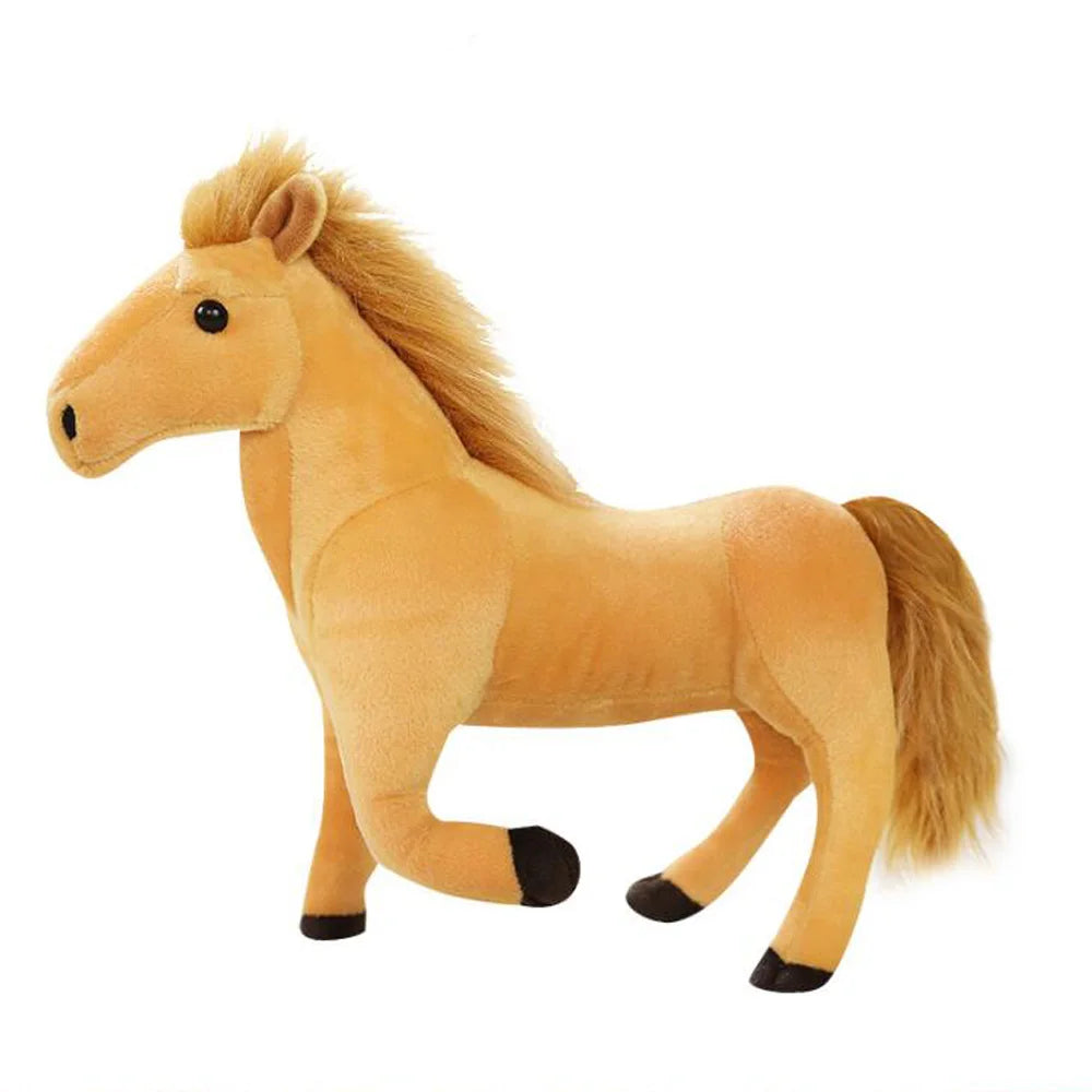 Small Horse Stuffed Animal 32cm 13in light brown Horse