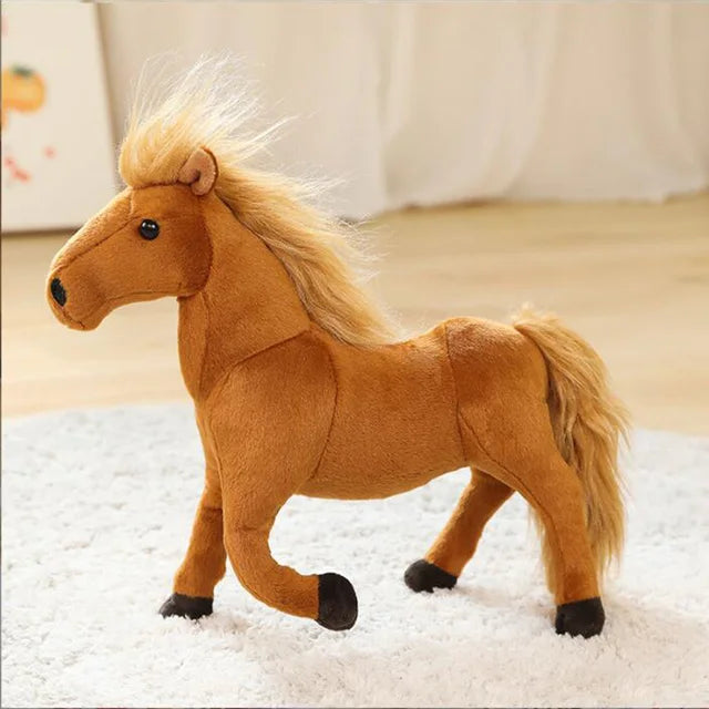 Small Horse Stuffed Animal 32cm 13in brown Horse