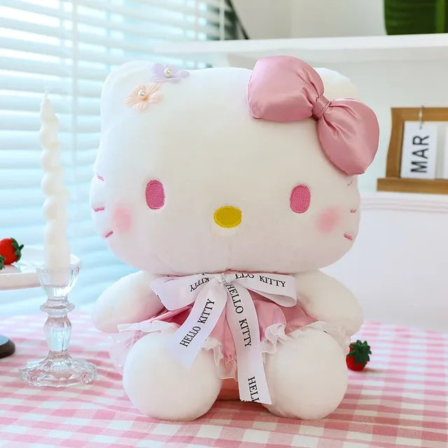Soft Hello Kitty Stuffed Animal Pink