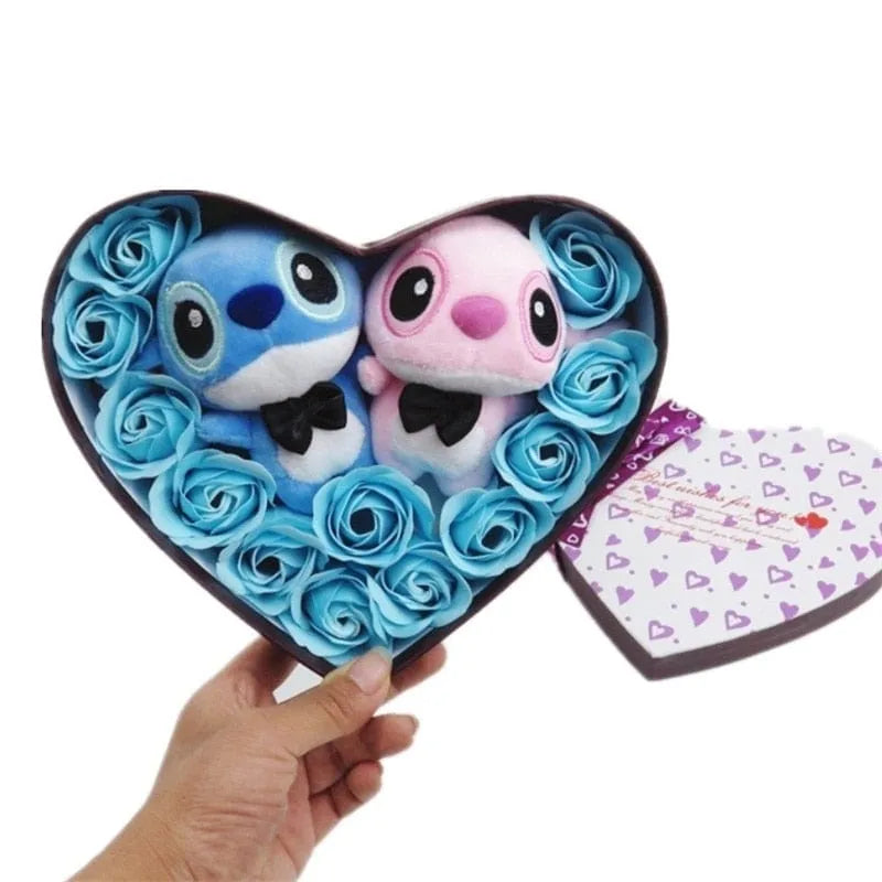 Stitch Stuffed Animal Valentine's Day 20cm 8in Blue 1