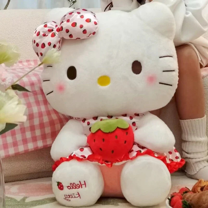 Strawberry Hello Kitty Plush Stuffed Animal