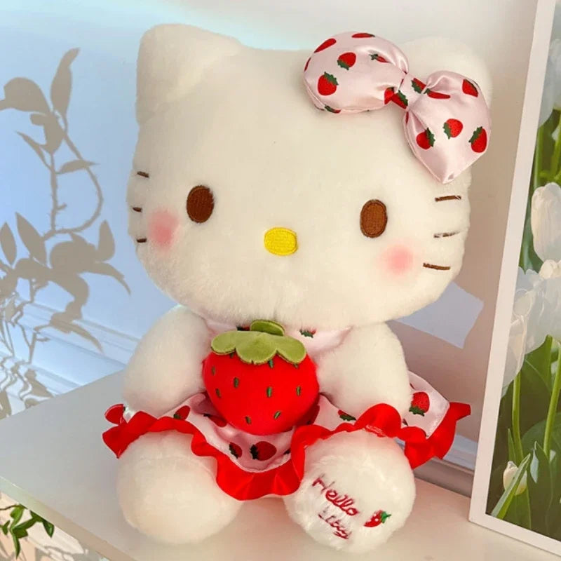 Strawberry Hello Kitty Plush Stuffed Animal